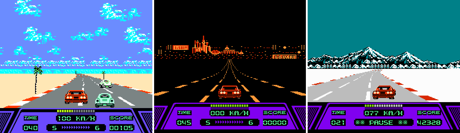 Rad Racer Map NES Review Double Feature: Rad Racer and Rad Racer II – NESJunk